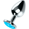 Ohmama - Plug Anal Avec Cristal Bleu L